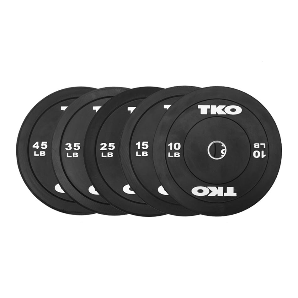 TKO Rubber Bumper Plate Sets - 802BP