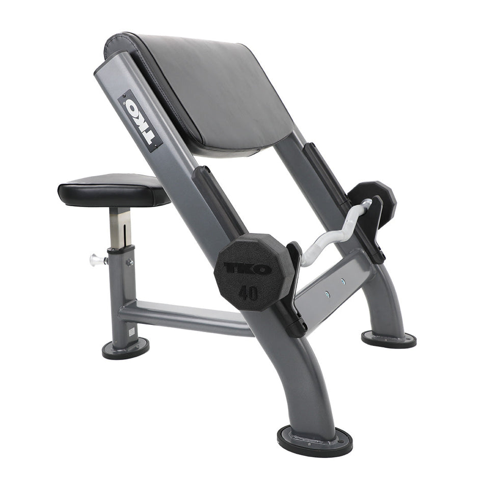 TKO Strength Preacher Curl Bench 867PB-B