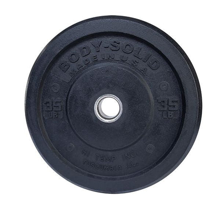 Body-Solid 35LB BLACK BUMPER PLATES