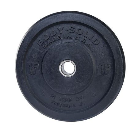 Body-Solid 45LB BLACK BUMPER PLATES