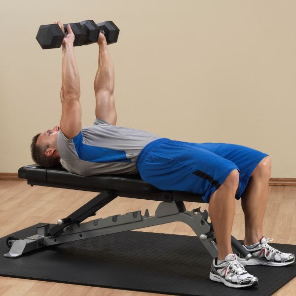 Body-Solid Pro Clubline Adjustable Bench Flat Chest Workout
