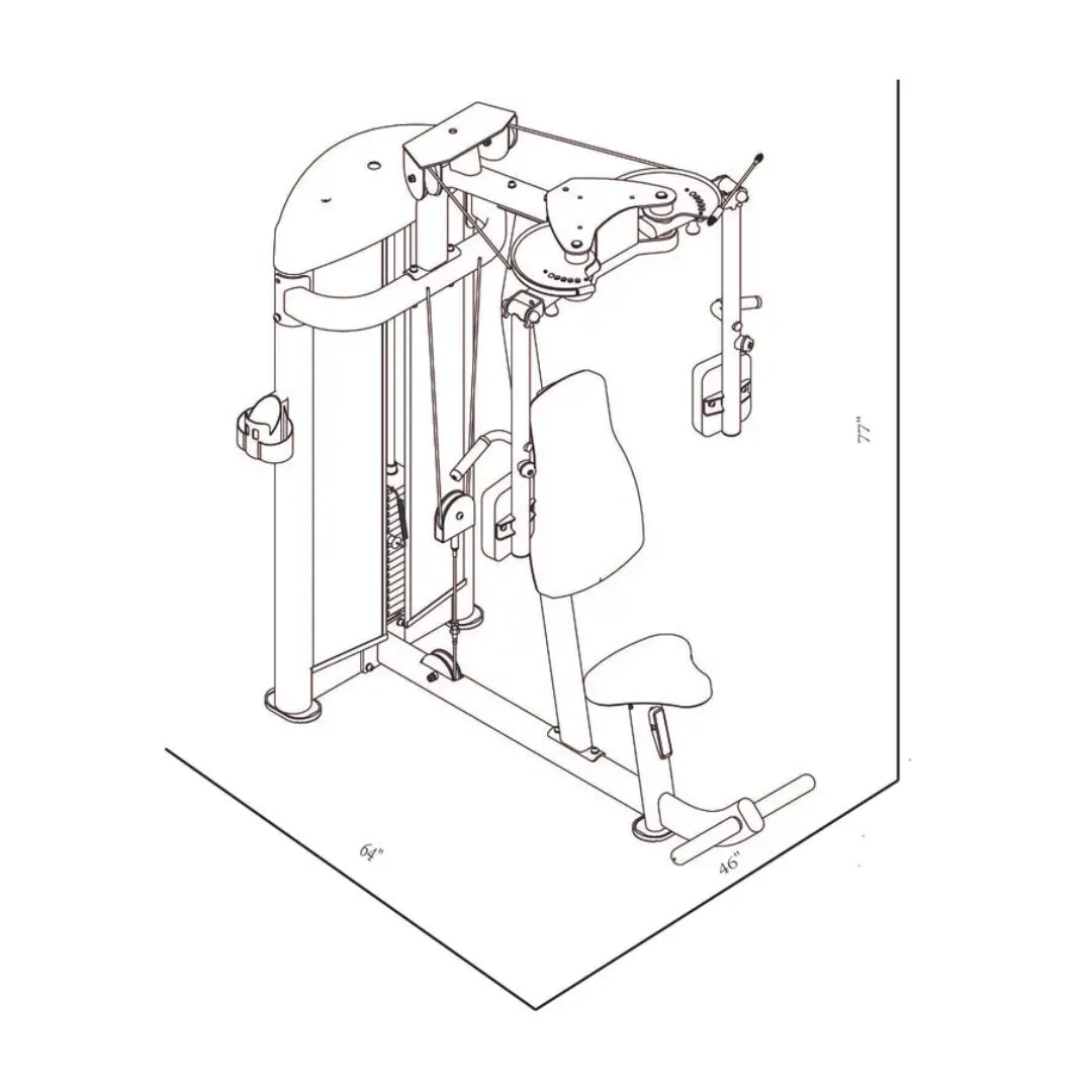 GR620 Pectoral Fly BodyKore Dimensions