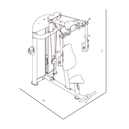 GR620 Pectoral Fly BodyKore Dimensions