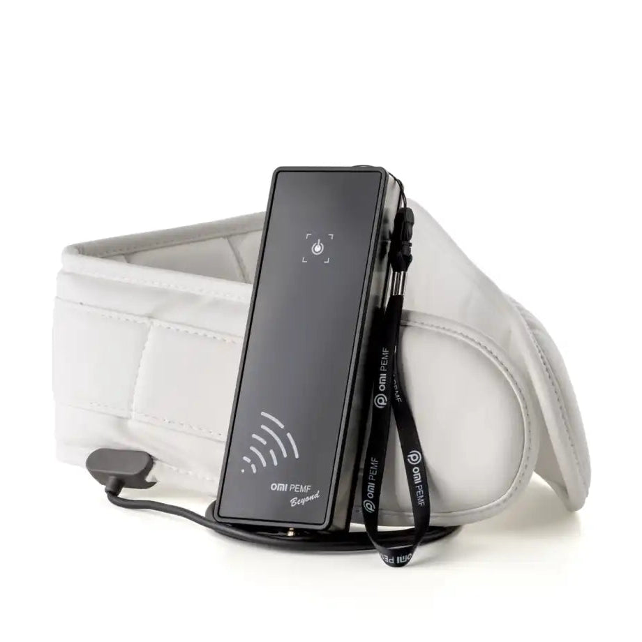 OMI PEMF Therapy Band with bluetooth connection device view