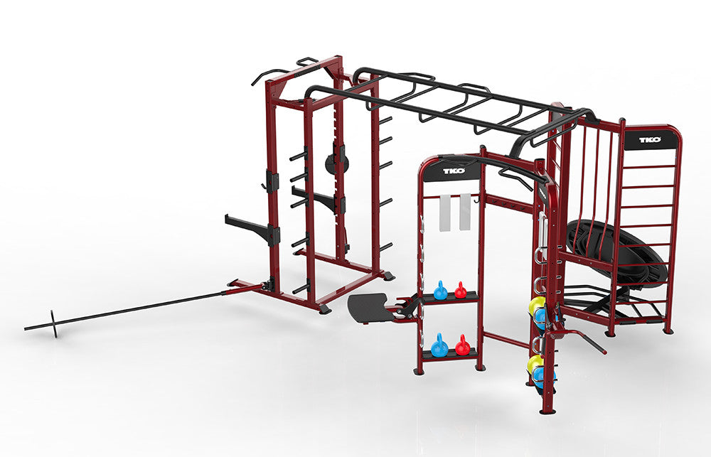 TKO Power Rack Station—Stretch and Rebound