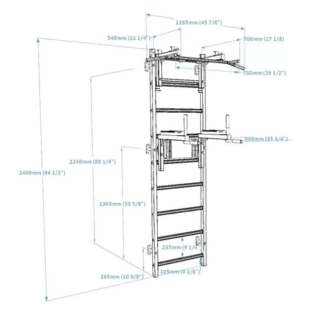 BenchK Stall Bar 732B