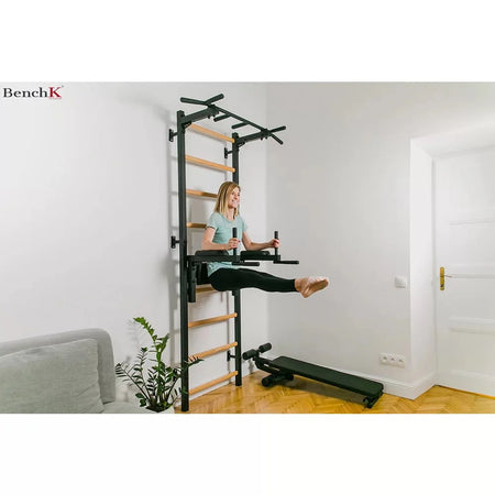 BenchK Stall Bar With Pull-up Bar and Dip Station 722B