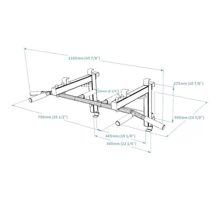 BenchK Steel Pull-Up Bar PB3B