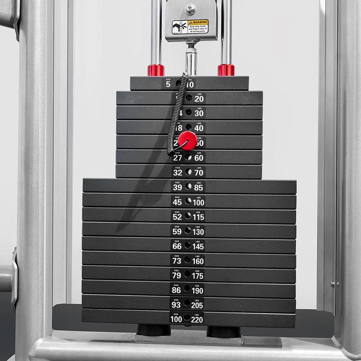 functional trainer dual adjustable pulley system 220 stack