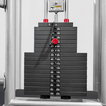 functional trainer dual adjustable pulley system 220 stack