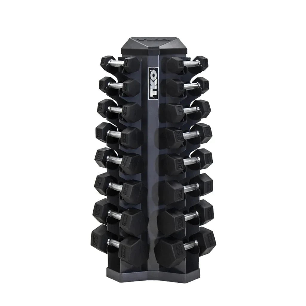 TKO 8 Pair Vertical Dumbbell Rack