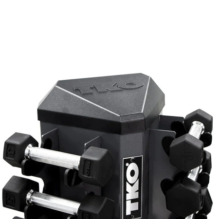 TKO 8 Pair Vertical Dumbbell Rack