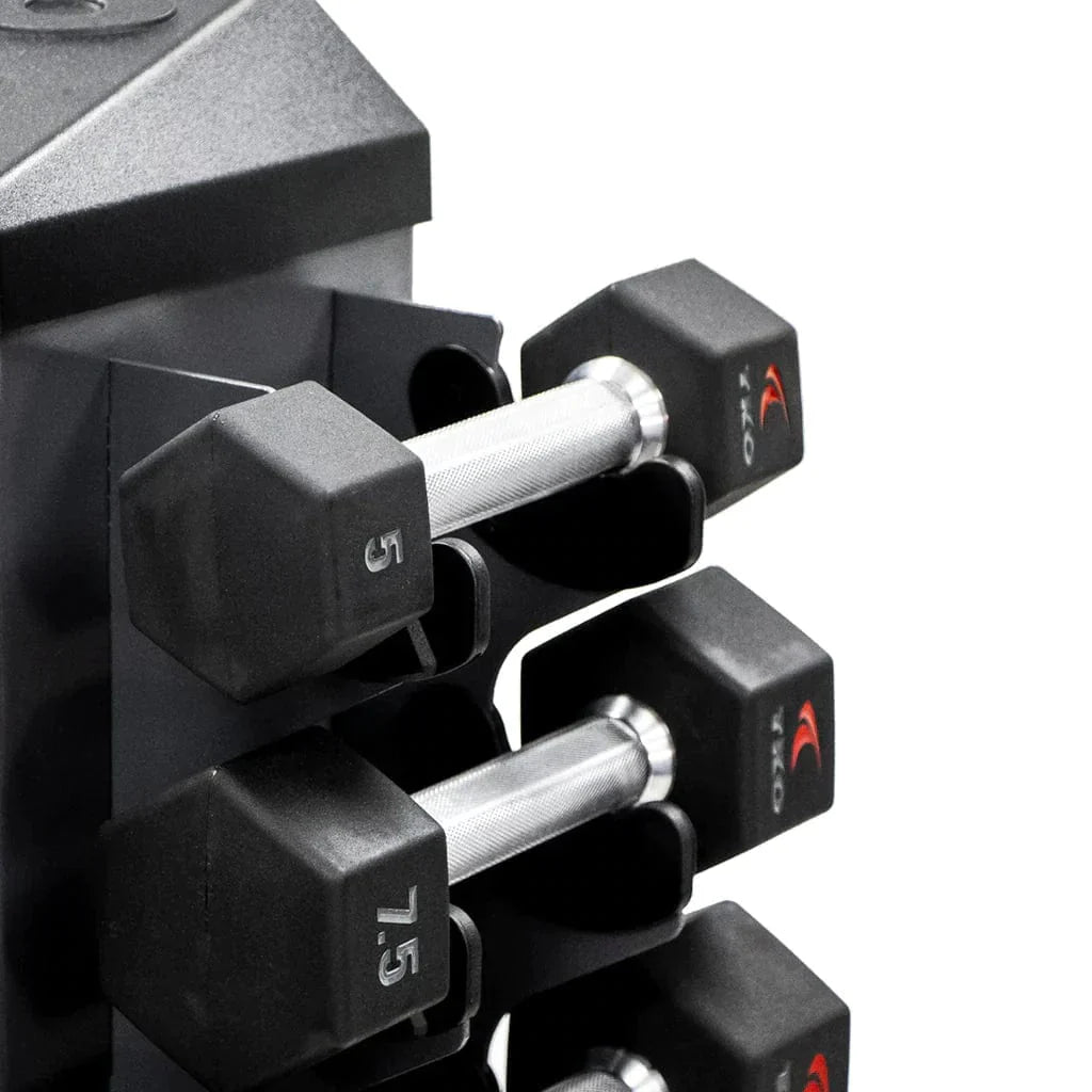 TKO 8 Pair Vertical Dumbbell Rack