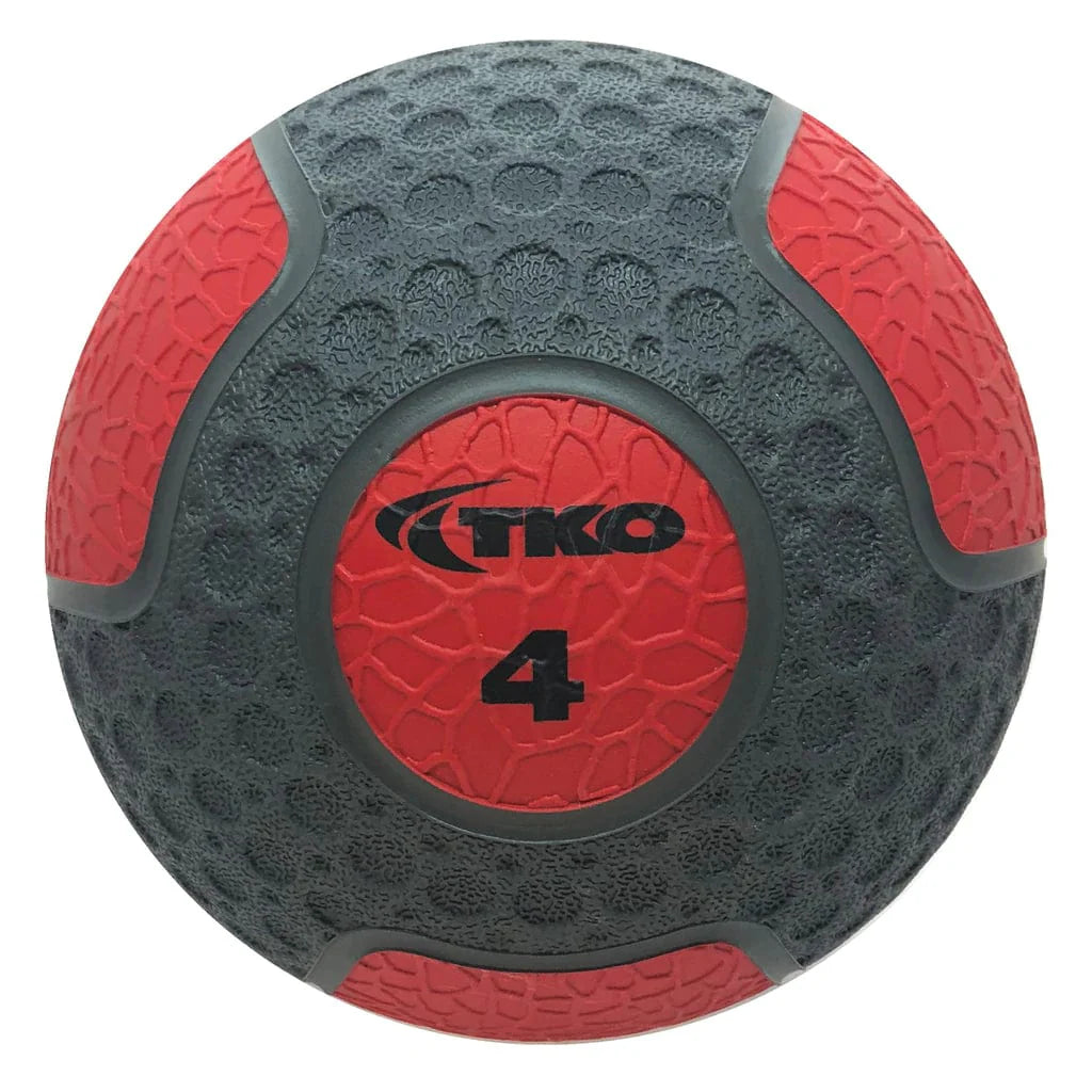 TKO Premium Medicine Ball Set With Rack 10 Ball Set 2-20 Lbs. with 10 Ball Rack