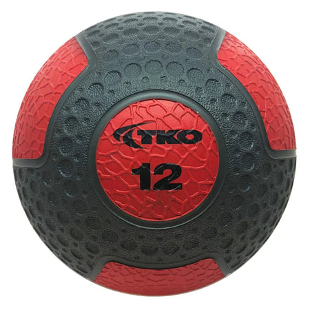 TKO Premium Medicine Ball Set With Rack 10 Ball Set 2-20 Lbs. with 10 Ball Rack