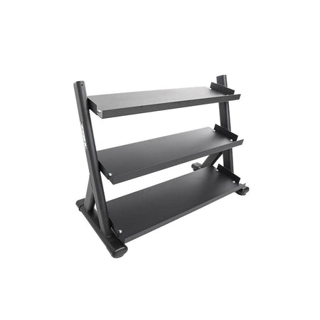 TKO Strength 3-Tier Shelf Style Dumbbell Rack For 5-50 Lbs