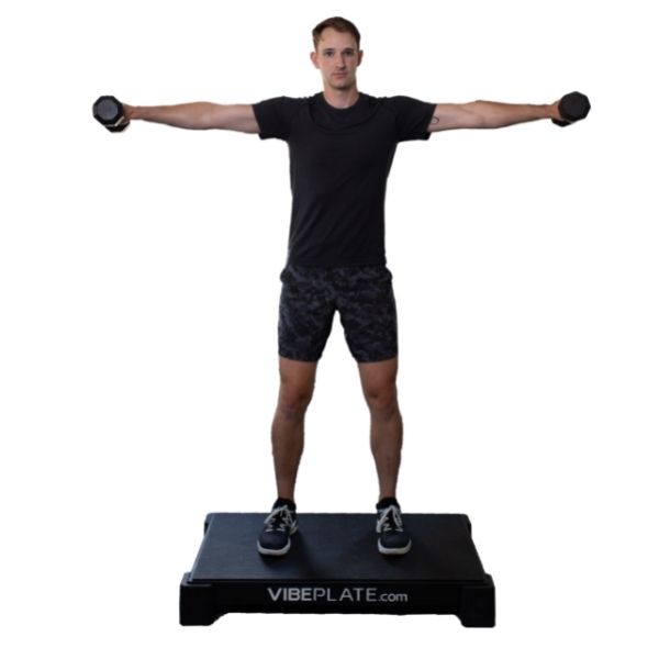 VibePlate 2440 With Dumbbell Fly Position