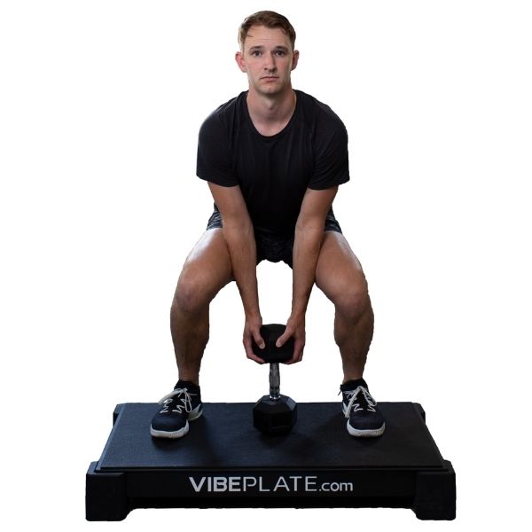 VibePlate 3048 Squat With Dumbbell