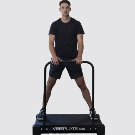 VibePlate Balance Bar Front View Legs Open