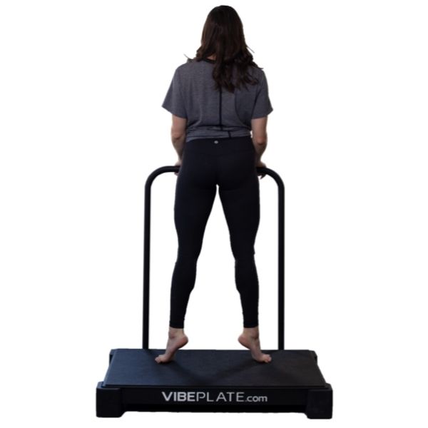 VibePlate Balance Bar Rear View Tip Toe