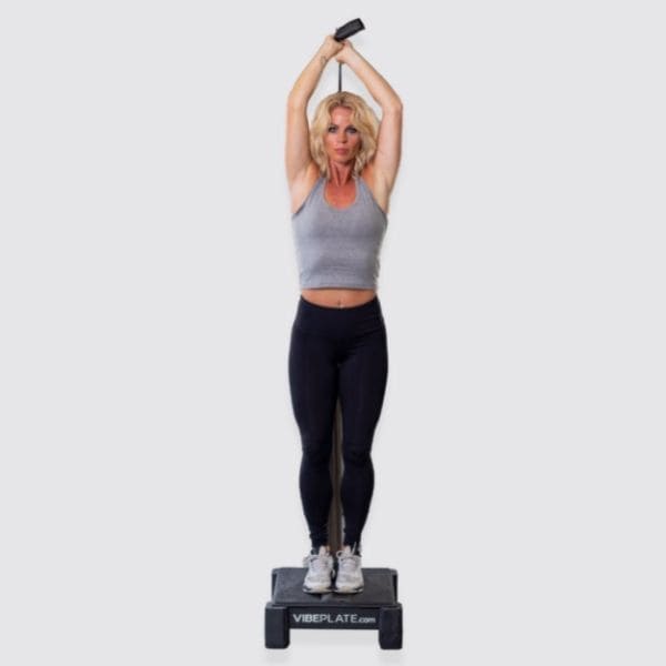 VibePlate Mini Vibration Machine Front View With Tension Cord
