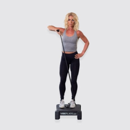 VibePlate Mini Vibration Machine With Tension Cord Pulling