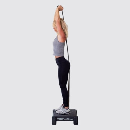 VibePlate Mini Vibration Machine With Tension Cord Side View