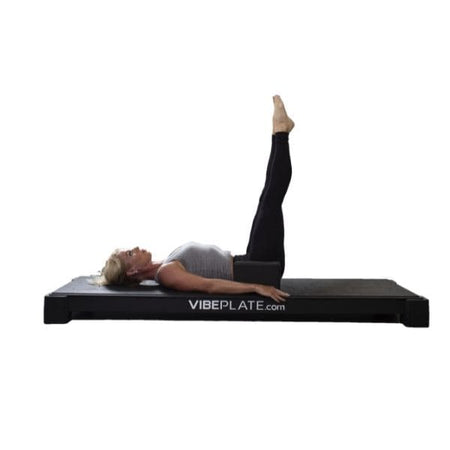 VibePlate Yoga Plate Stretch One Leg Up