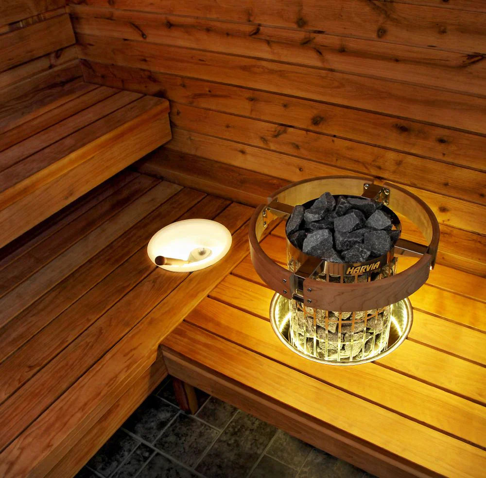 Harvia LED-Embedded Flange for Cilindro Half Series 11kW Sauna Heater - Thumbnail 4