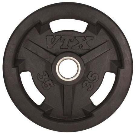 35lb Troy VTX Rubber Encased Olympic Grip Plate