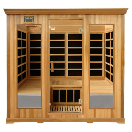 4 Person FAR Infrared Sauna HealthSmart Therapy Room