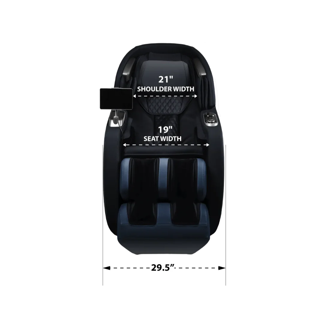 4D Bravo Duo Massage Chair Dimension
