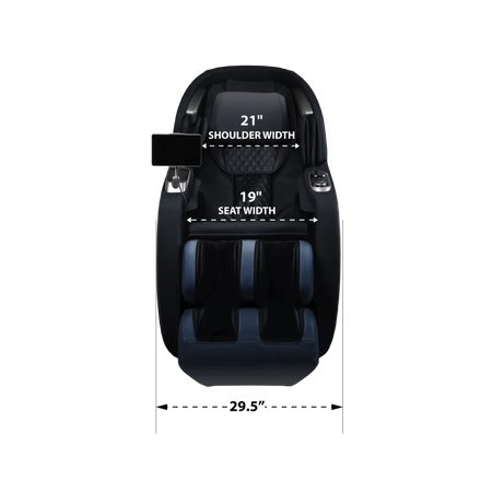 4D Bravo Duo Massage Chair Dimension