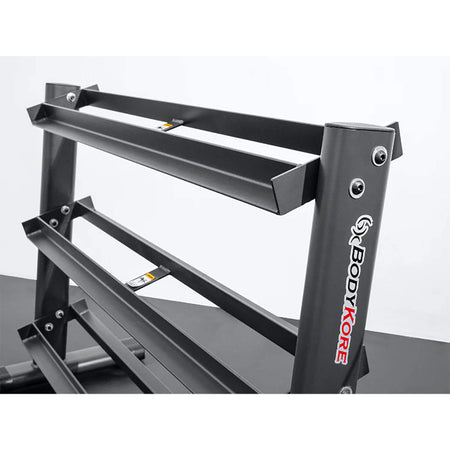 5-50lb dumbbell rack g241 angled design