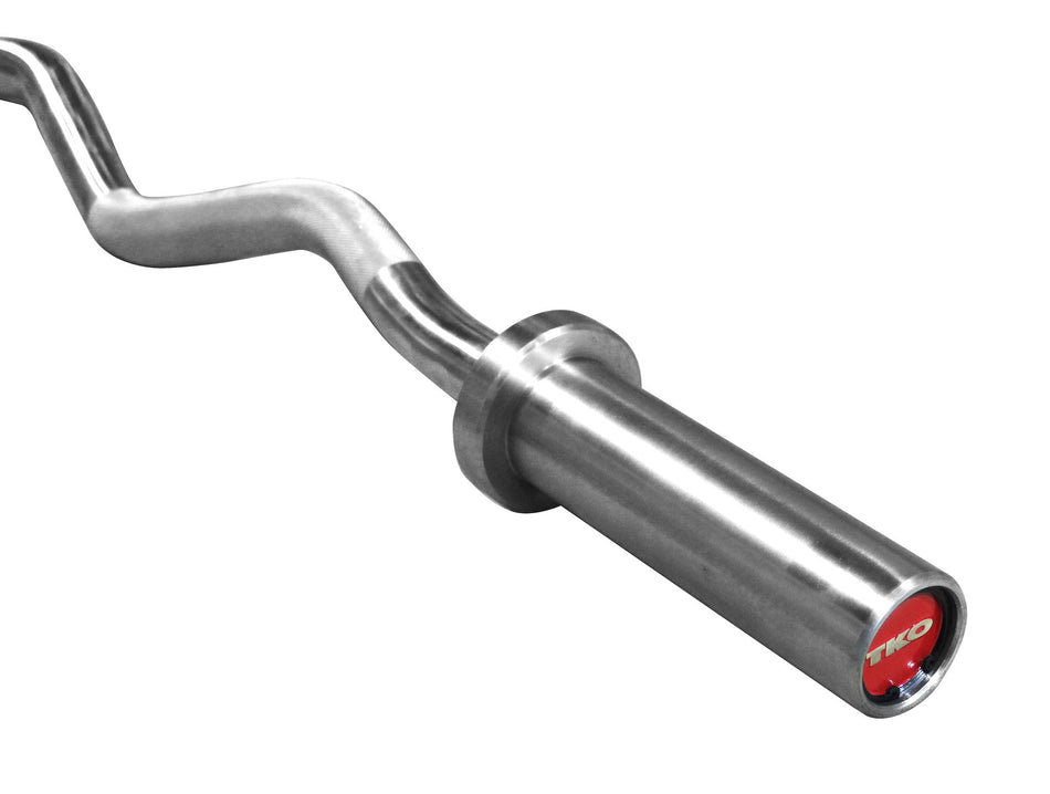 TKO 47" Olympic Curl Bar 813OB-47C