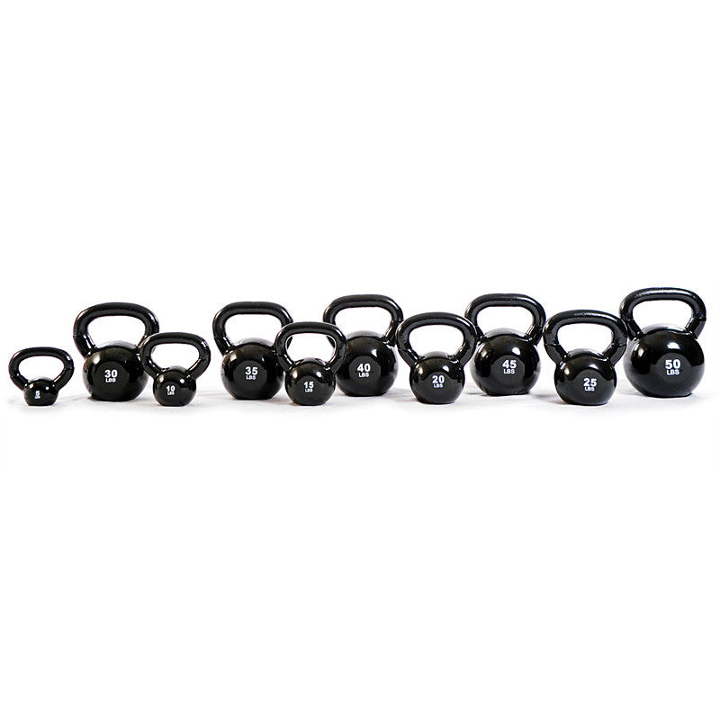 TKO Vinyl Coated Kettlebells Set - 857KBV
