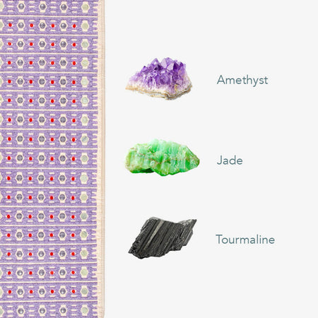 Amethyst Jade Tourmaline PEMF Mat TAJ Series