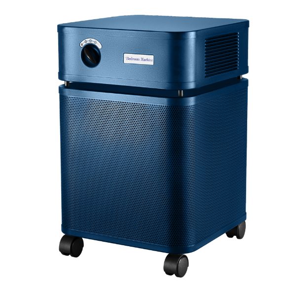 Austin Air Bedroom Machine Air Purifier Midnight Blue Left Side View