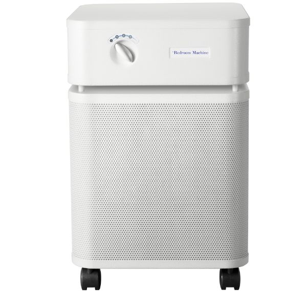 Austin Air Bedroom Machine Air Purifier White Front View