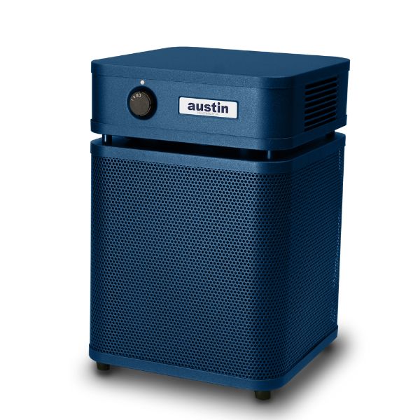 Austin Air HealthMate Plus Jr (Junior) Midnight Blue Left Side View
