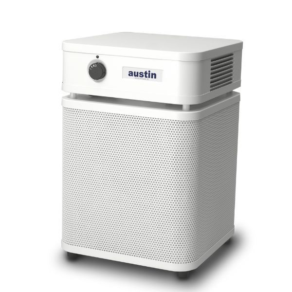 Austin Air HealthMate Plus Jr (Junior) White Left Side View