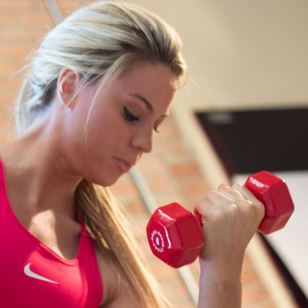 Body-Solid BSTVD Vinyl Dumbbells Biceps Training
