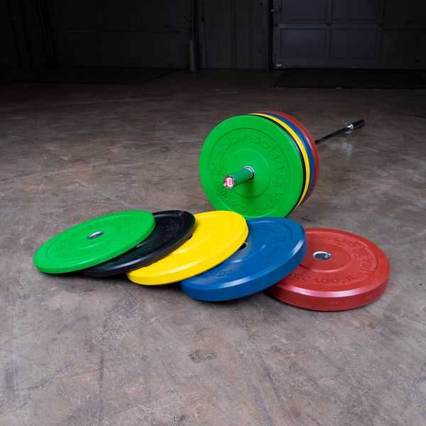 Body-Solid Colored Bumper Plates