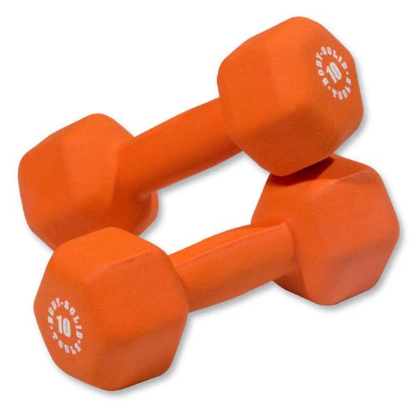 Body-Solid Dumbbells BSTND10 (Orange)