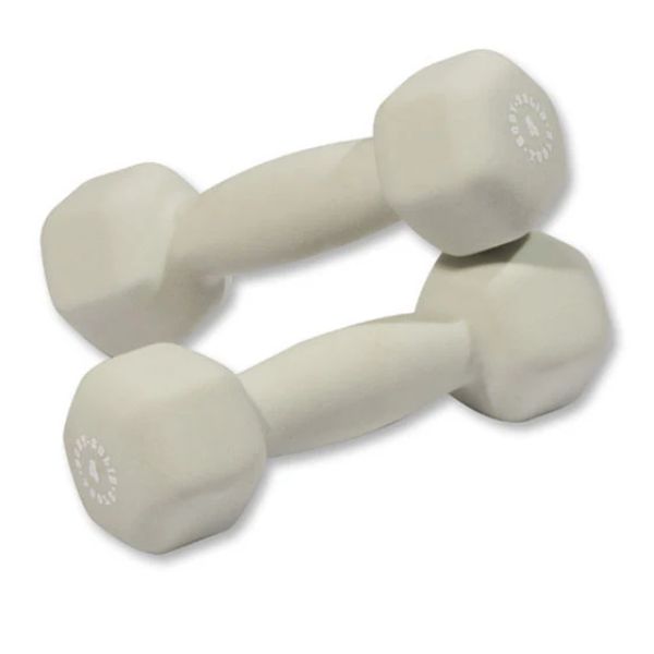 Body-Solid Dumbbells BSTND4 (Light Gray)