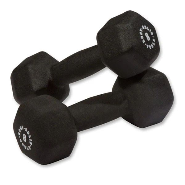 Body-Solid Dumbbells BSTND8 (Black)