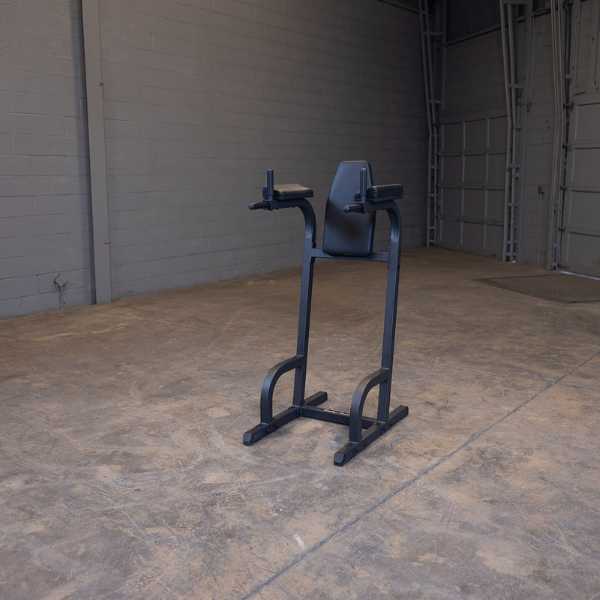 Body-Solid GVKR60B Vertical Knee Raise Dip Station Profile