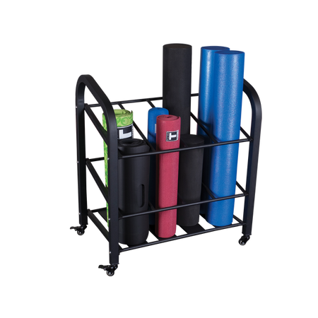 Body Solid GYR500 Foam Roller and Yoga Mat Rack