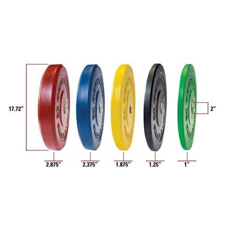 Body-Solid OBPXC Dimensions