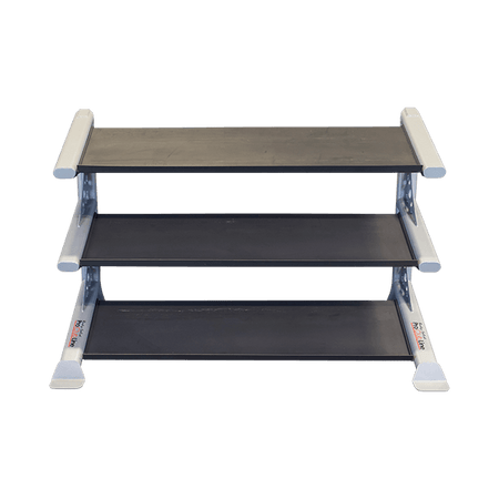 Body Solid Pro Clubline SDKR1000DB 3-tier Dumbbell Rack
